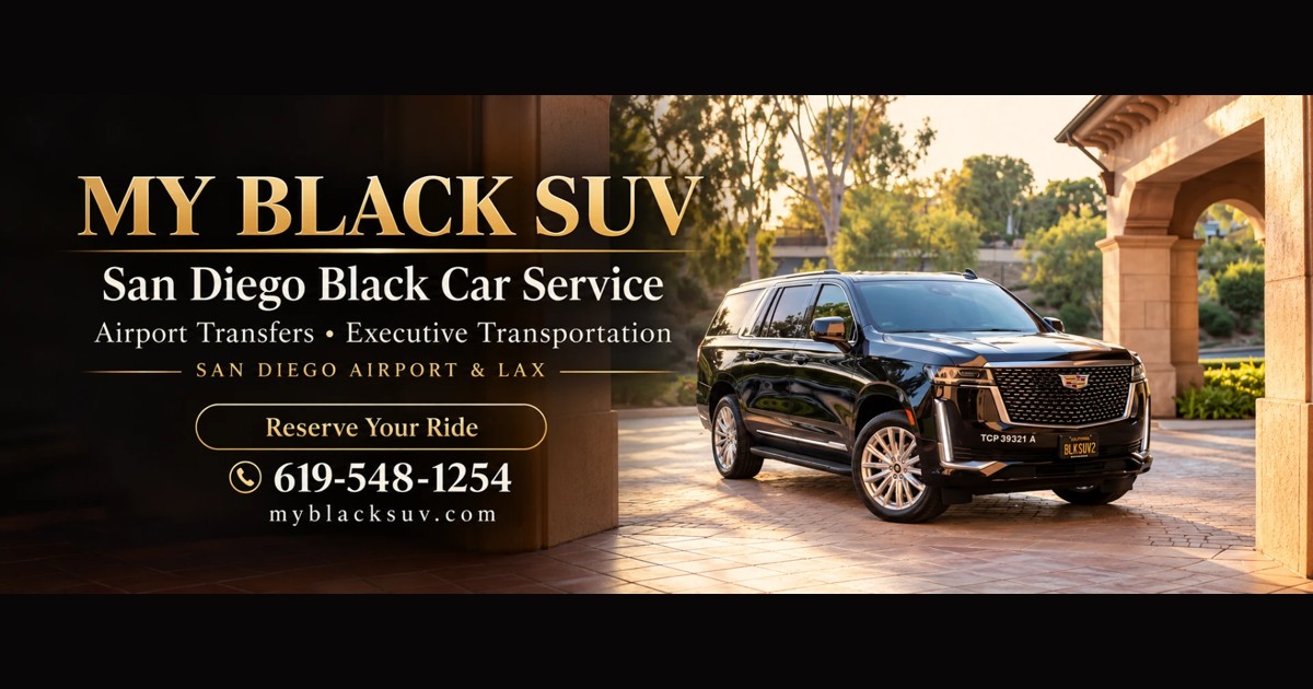 My Black SUV — San Diego black car service, airport transfers and executive transportation